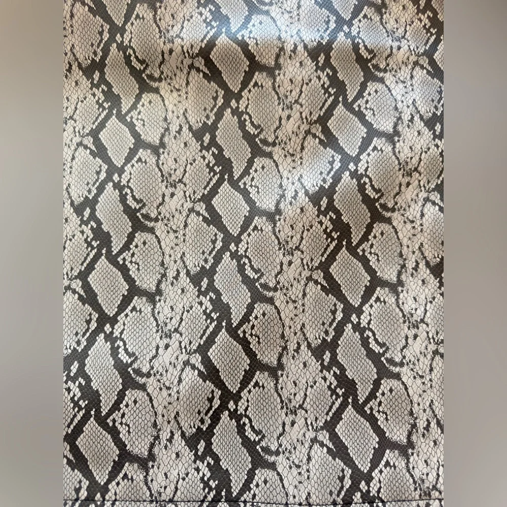 Mark Alan Snakeskin Print Skirt